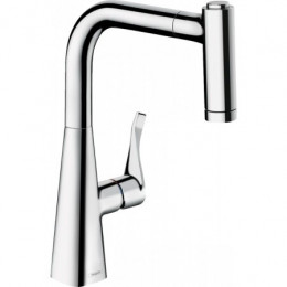 Смеситель для кухни, Hansgrohe, Metris M71, цвет-хром