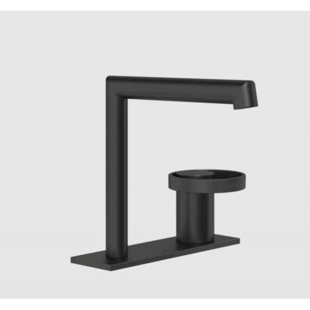 Смеситель для раковины, Gessi, Anello, цвет-черный матовый