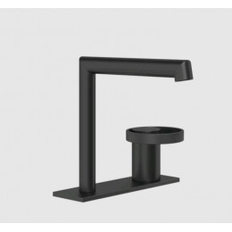 Смеситель для раковины, Gessi, Anello, цвет-черный матовый