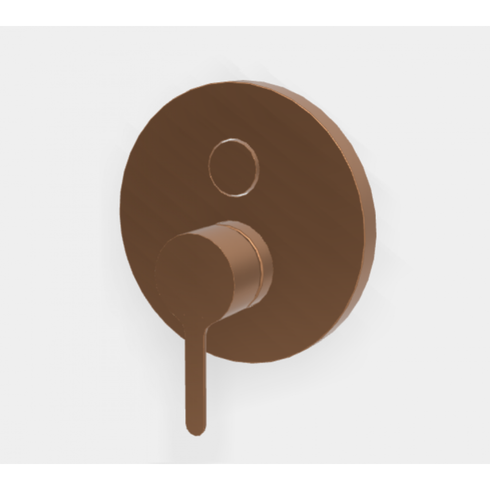 Смеситель для душа, Fima Carlo Frattini, Snap, цвет-брашированная янтарная бронза