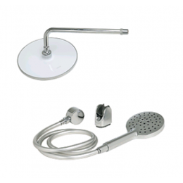 Душевой набор, Smartflow, лейка, шланг, держатель, цвет-хром