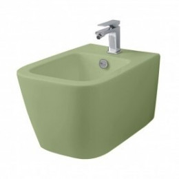 Биде, Artceram, A16, подвесной, шгв 360*525*290, цвет-green salvia