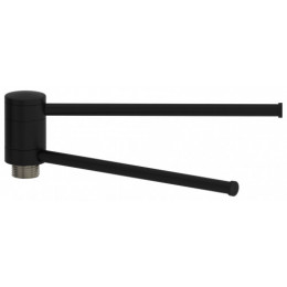 Полотенцедержатель, Сунержа, 360, ш 200, цвет-черный матовый