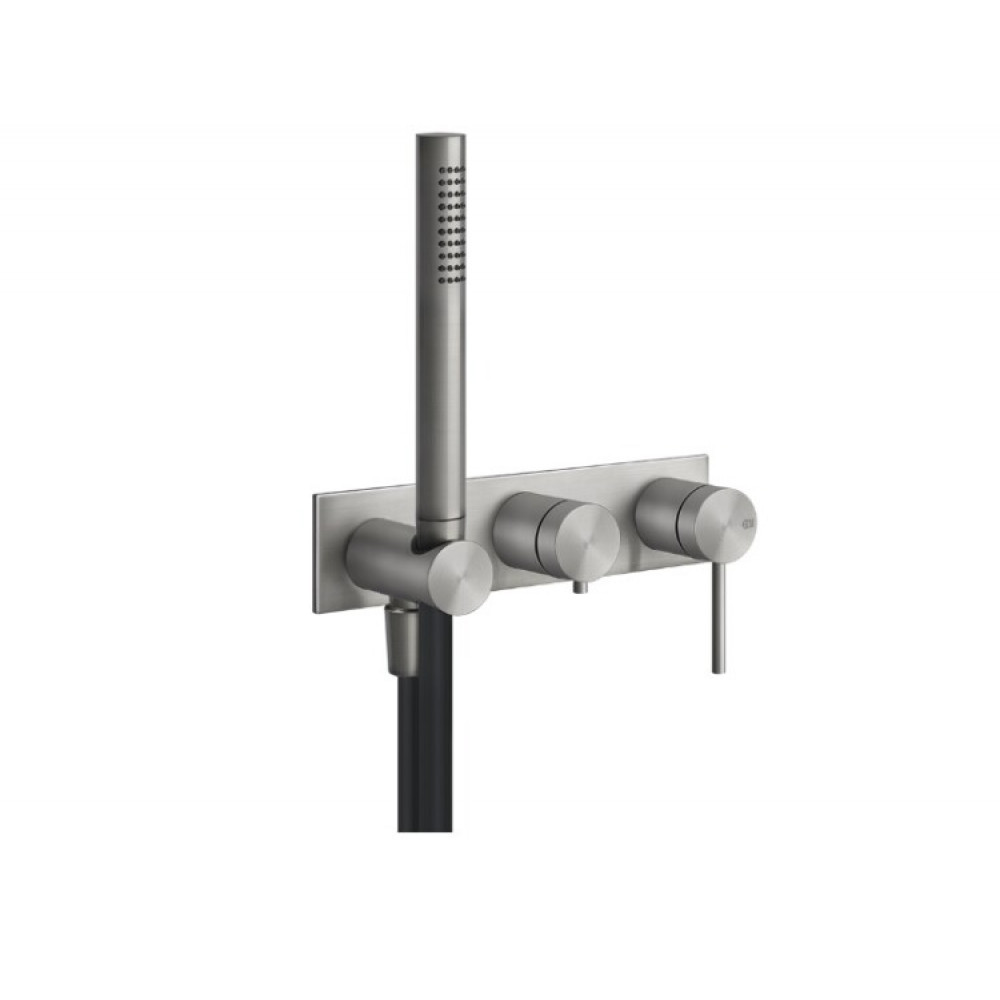 Смеситель для душа, Gessi, Shower316, цвет-Steel Brushed