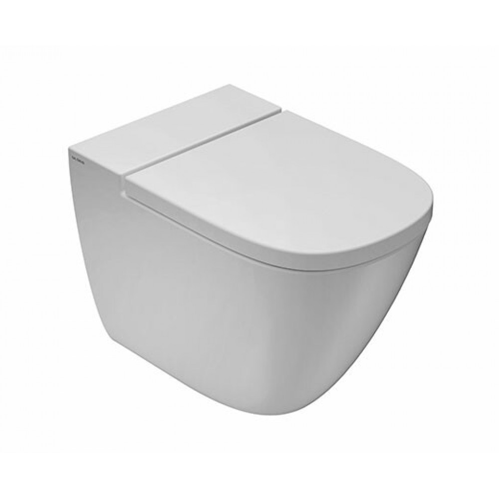 Унитаз, Globo, Stockholm, приставной, шгв 370*580*420, CERASLIDE, BATAFORM, цвет-белый