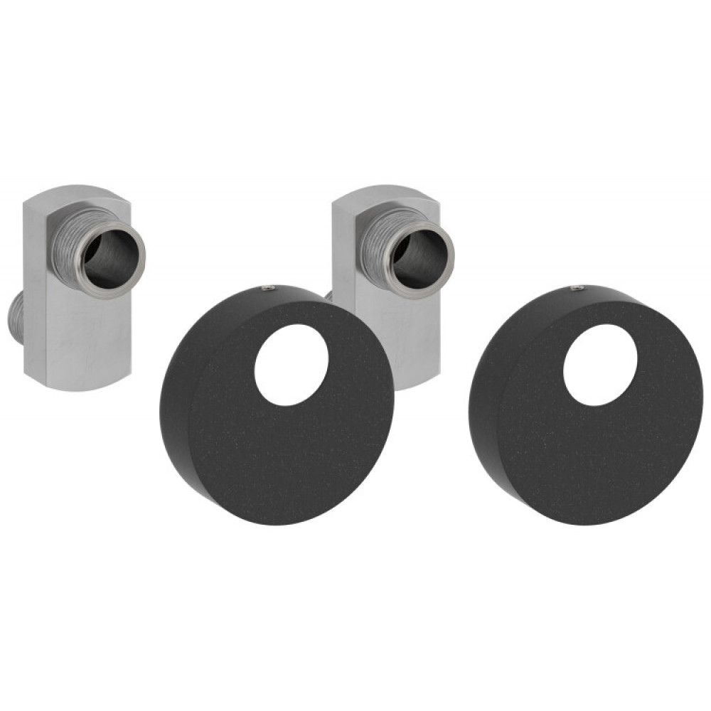 Эксцентрик, Сунержа, TUBE, присоединительный размер-НР G 1/2" / НР G 3/4", цвет-тёмный титан муар