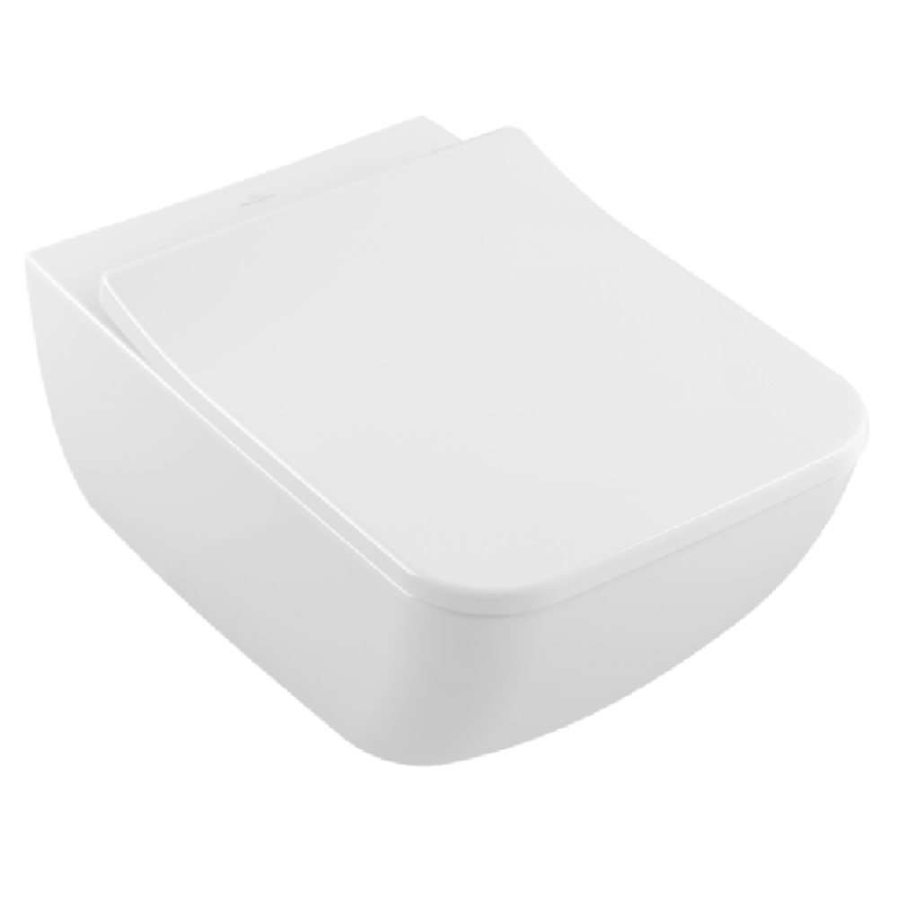 Унитаз, Villeroy&Boch, Venticello, подвесной, шгв 375*560*330, CeramicPlus, цвет-Stone White