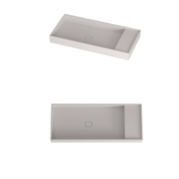 Столешница, MOBO, Solid surface, шг 694*465, есть, цвет-белый