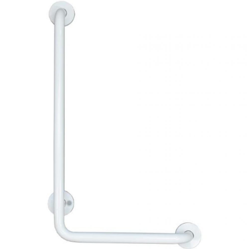 Поручень, Nofer, угловой, шгв 400*70*600, цвет-белый