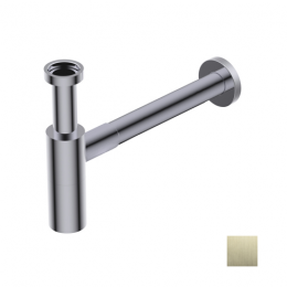 Сифон, Ritmonio, бутылочный, 1 1/4", цвет-Brushed champagne PVD