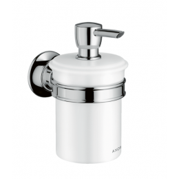 Дозатор для жидкого мыла, Axor, Axor Montreux, шгв 72*136*148, цвет дозатора-хром