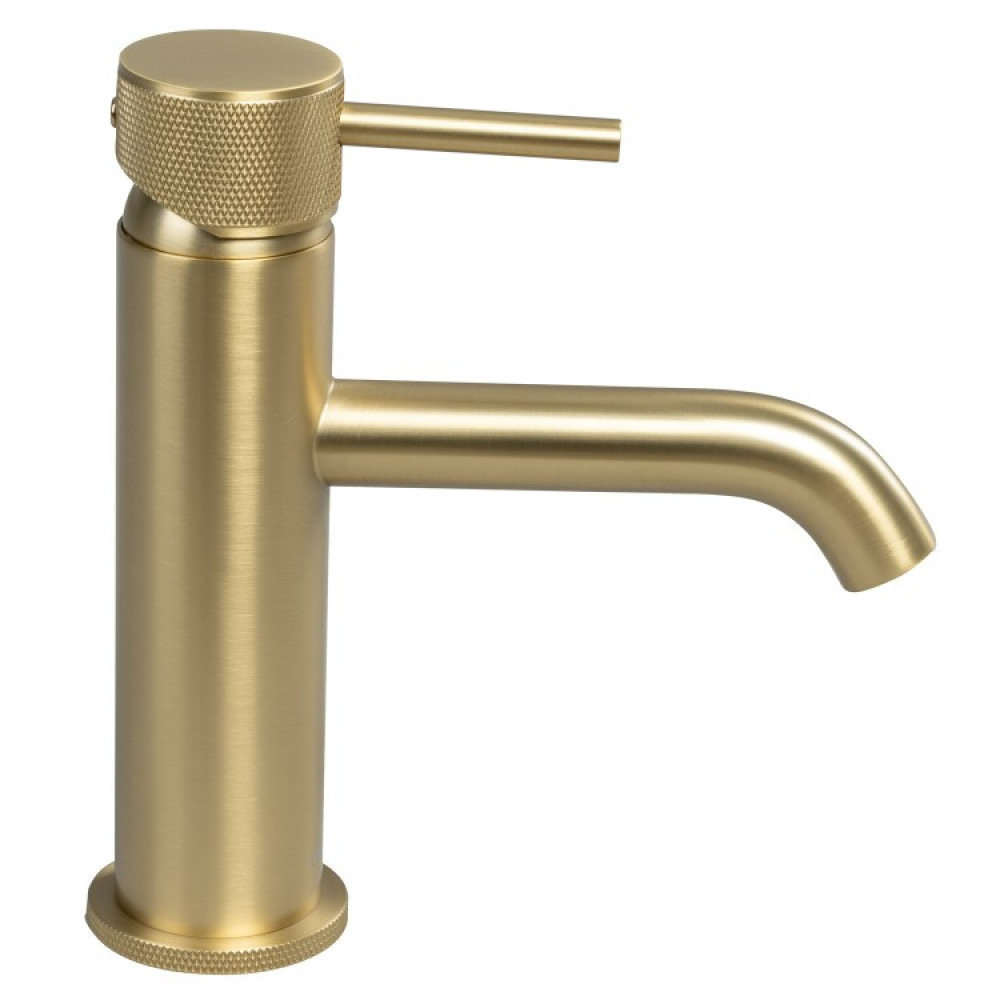 Смеситель для раковины, Splendy, Passion, цвет-золото матовое (брашированное)