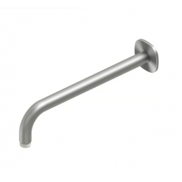 Держатель верхнего душа, Quadro design, цвет-сталь шлифованная/брашированная