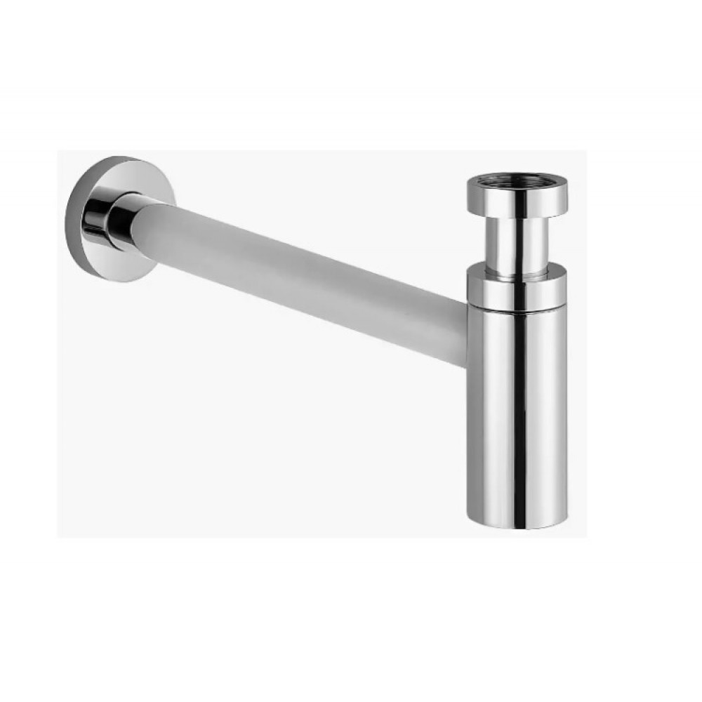 Сифон, Dornbracht, для раковины, бутылочный, 1 1/4", цвет-платина матовая