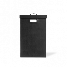 Корзина для белья, Decor Walther, Brownie WB, шгв 370*370*585, цвет-черный