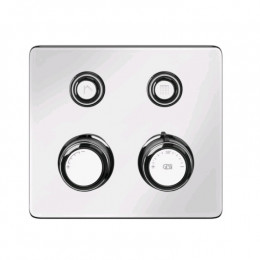 Смеситель для душа, Gessi, Hi-Fi Eclectic, на 2 потребителя, цвет-хром