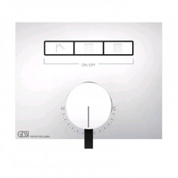 Смеситель для душа, Gessi, HI-FI, на 3 потребителя, цвет-хром