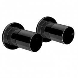 Смеситель для душа, Gessi, Habito Unito, на 2 потребителя, цвет-Black Metal PVD