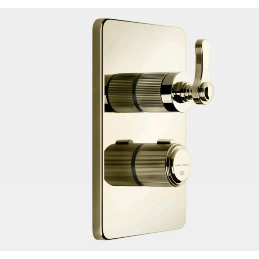 Смеситель для душа, Gessi, VENTI20, на 3 потребителя, цвет-латунь PVD (Brass PVD)