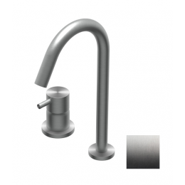 Смеситель для раковины, Ritmonio, Diametro35, цвет-Brushed Black Chrome