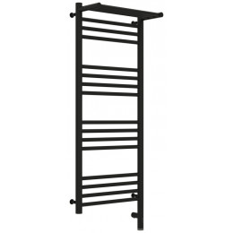 Полотенцесушитель, Сунержа, Богема 3.0, с 1 полкой, шгв 432*214*1124, нижнее справа, МЭМ, цвет-черный матовый