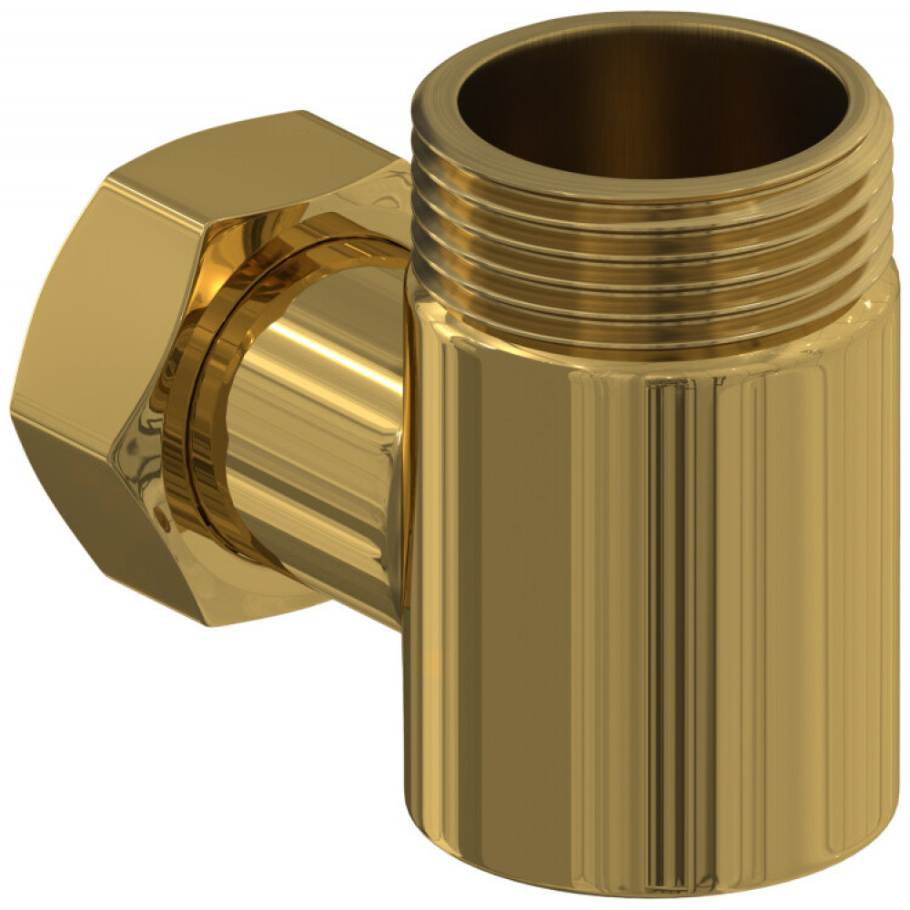 Уголок, Сунержа, переходной, присоединительный размер-НР G 1" / НГ G 3/4", цвет- золото