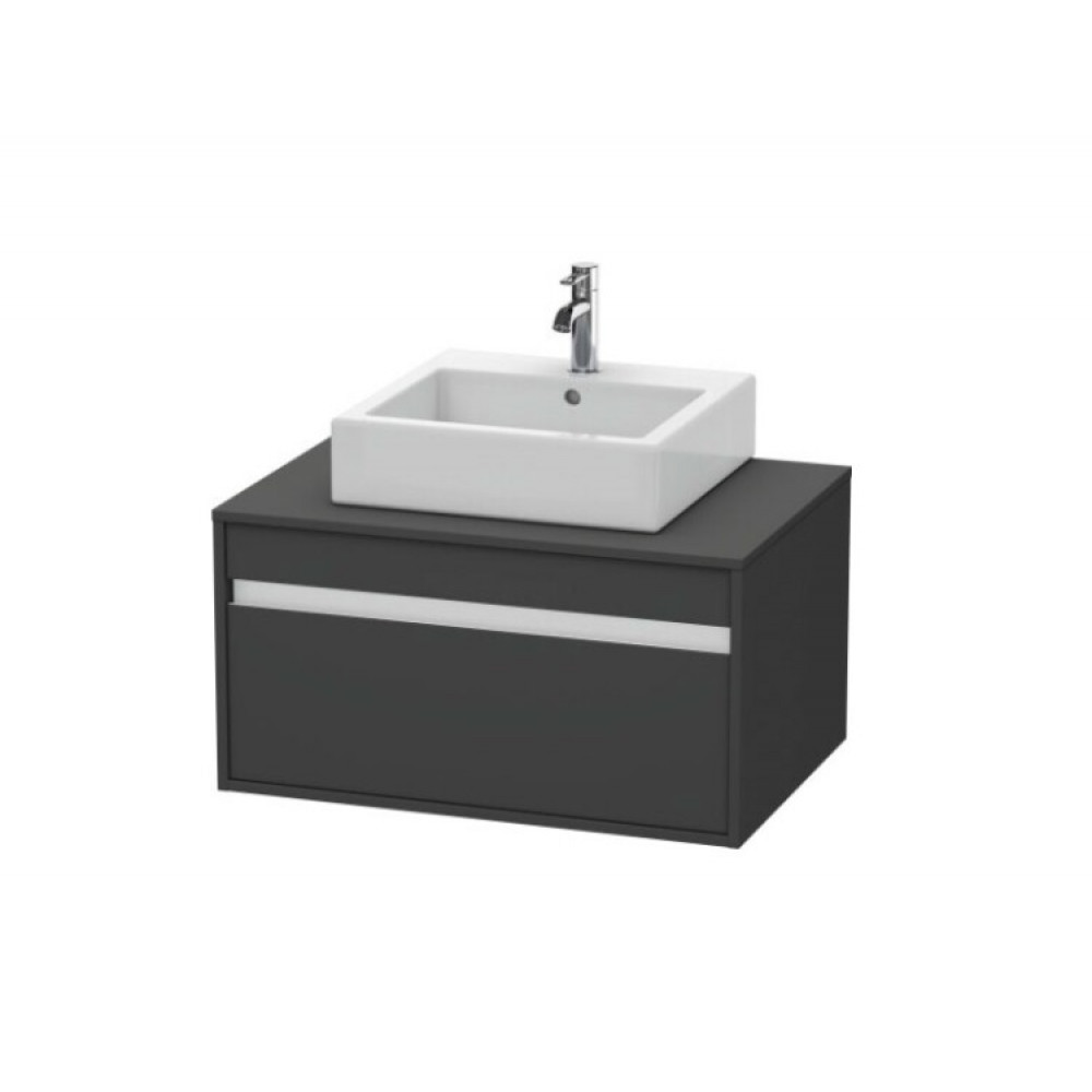 Тумба под раковину, Duravit, Ketho, шгв 800*550*426, раковина-необходимо заказать, цвет-графит матовый
