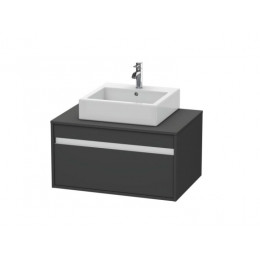 Тумба под раковину, Duravit, Ketho, шгв 800*550*426, раковина-необходимо заказать, цвет-графит матовый