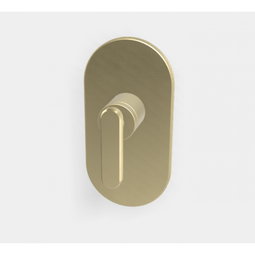 Смеситель для душа, Fima Carlo Frattini, Park Lane, на 1 потребитель, цвет-Brushed champagne