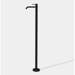 Смеситель для раковины, Fima Carlo Frattini, Spillo Up, цвет-черный матовый