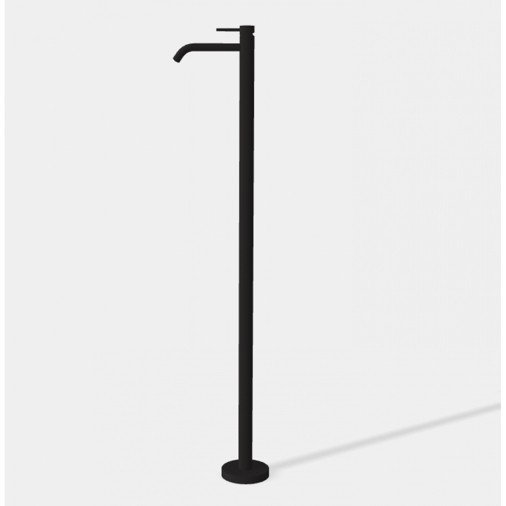 Смеситель для раковины, Fima Carlo Frattini, Spillo Up, цвет-черный матовый