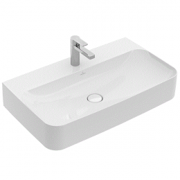 Раковина, Villeroy&Boch, Finion, шгв 800*470*165, CeramicPlus, цвет-альпийский белый