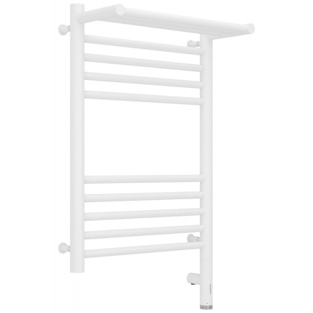 Полотенцесушитель, Сунержа, Богема 3.0, с 1 полкой, шгв 432*214*724, нижнее справа, МЭМ, цвет-белый матовый