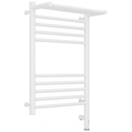Полотенцесушитель, Сунержа, Богема 3.0, с 1 полкой, шгв 432*214*724, нижнее справа, МЭМ, цвет-белый матовый