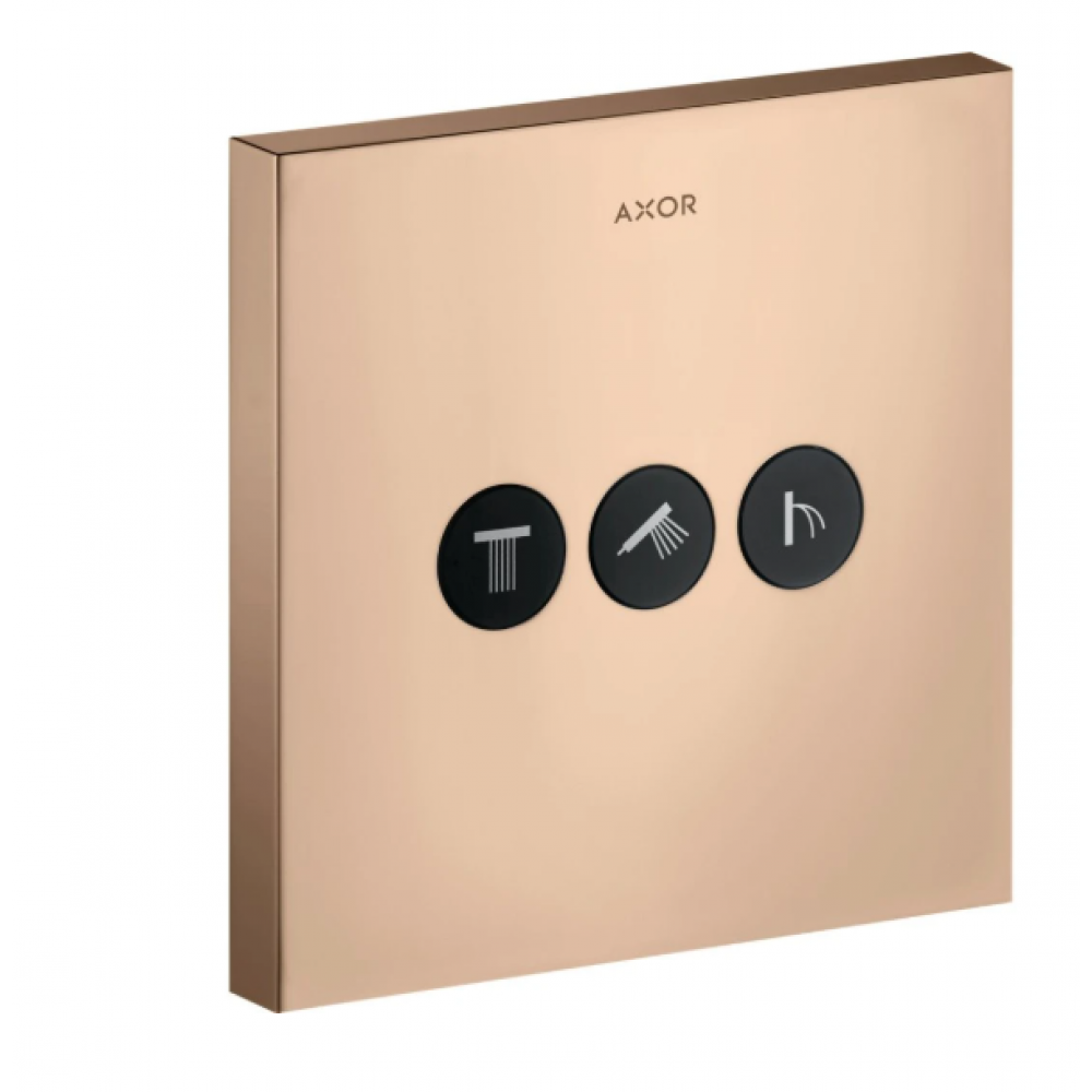 Вентиль, Axor, Axor ShowerSelect, запорный/переключающий, 3/4", цвет-полированное красное золото