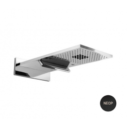 Верхний душ, Carimali, YES, цвет-черный матовый