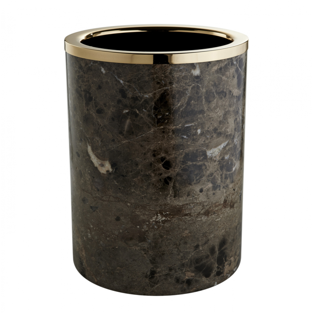 Урна, 3SC, Palace, шгв 200*200*280, цвет-мрамор Emperador Dark/золото