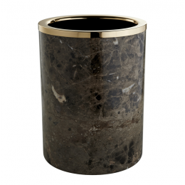 Урна, 3SC, Palace, шгв 200*200*280, цвет-мрамор Emperador Dark/золото