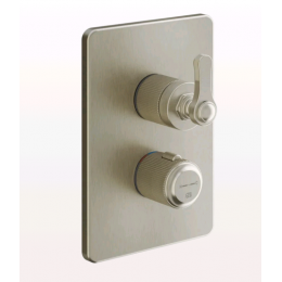 Смеситель для душа, Gessi, VENTI20, на 3 потребителя, цвет-Finox Brushed Nickel