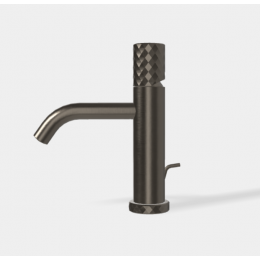 Смеситель для раковины, Fima Carlo Frattini, Spillo Tech,  X COLLECTION, цвет-брашированный черный хром