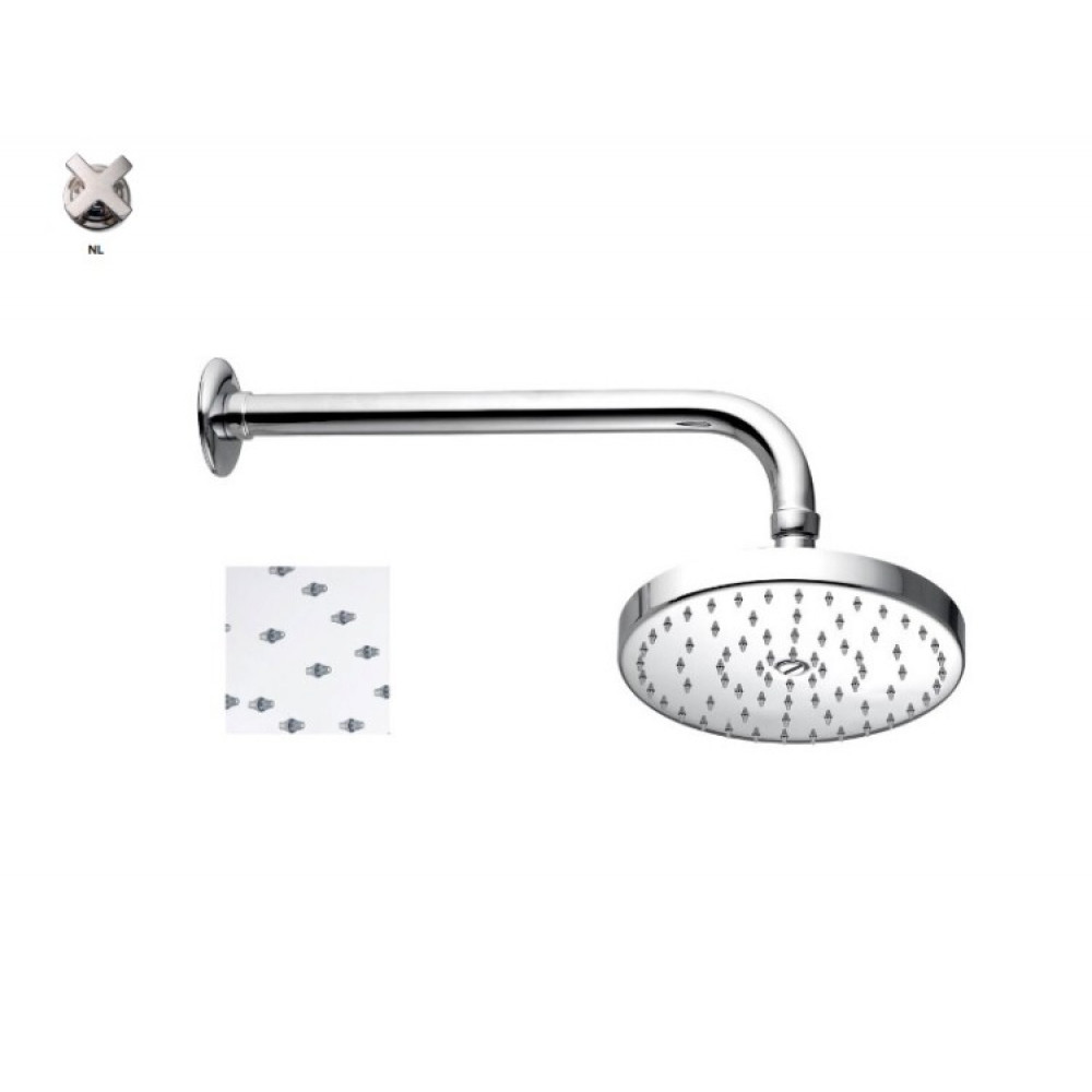 Верхний душ, Nicolazzi, Doccia, шгв 300*300*30, цвет-Polished Nichel