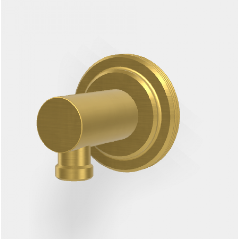 Шланговое подсоединение, Fima Carlo Frattini, Park Lane, цвет-золото брашированное