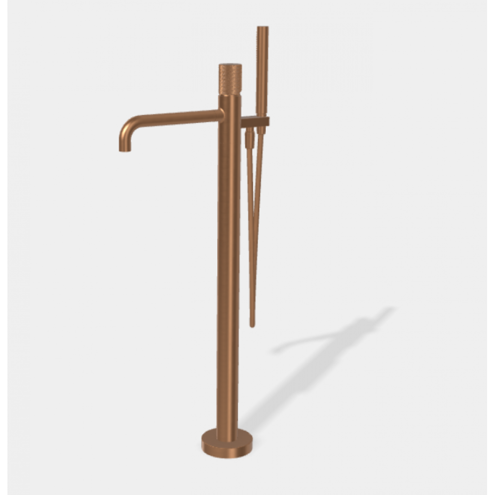 Смеситель для ванны и душа, Fima Carlo Frattini, Spillo Tech, G COLLECTION, цвет-бронза брашированная янтарная