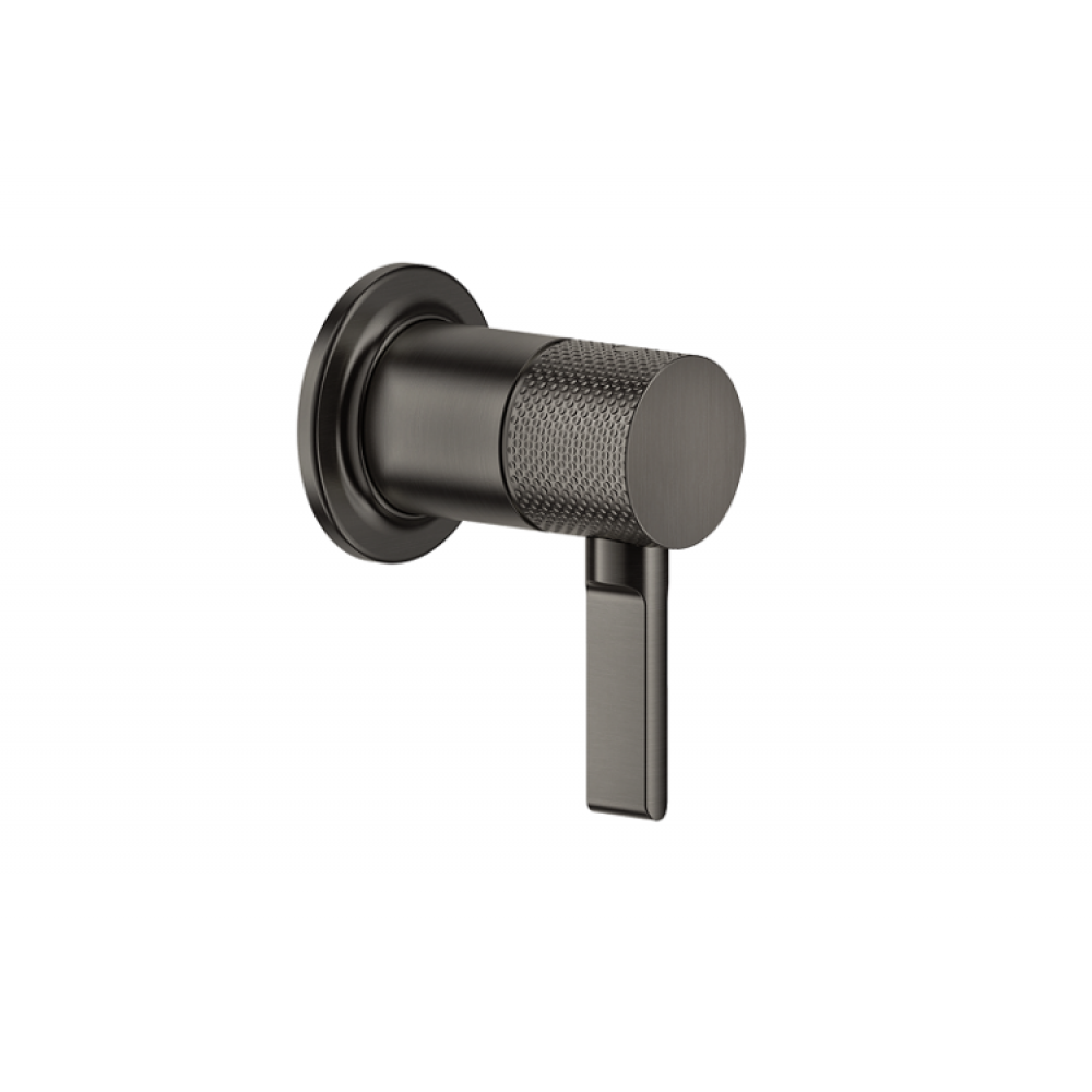 Смеситель для душа, Gessi, Inciso, цвет-Black Metal Brushed PVD