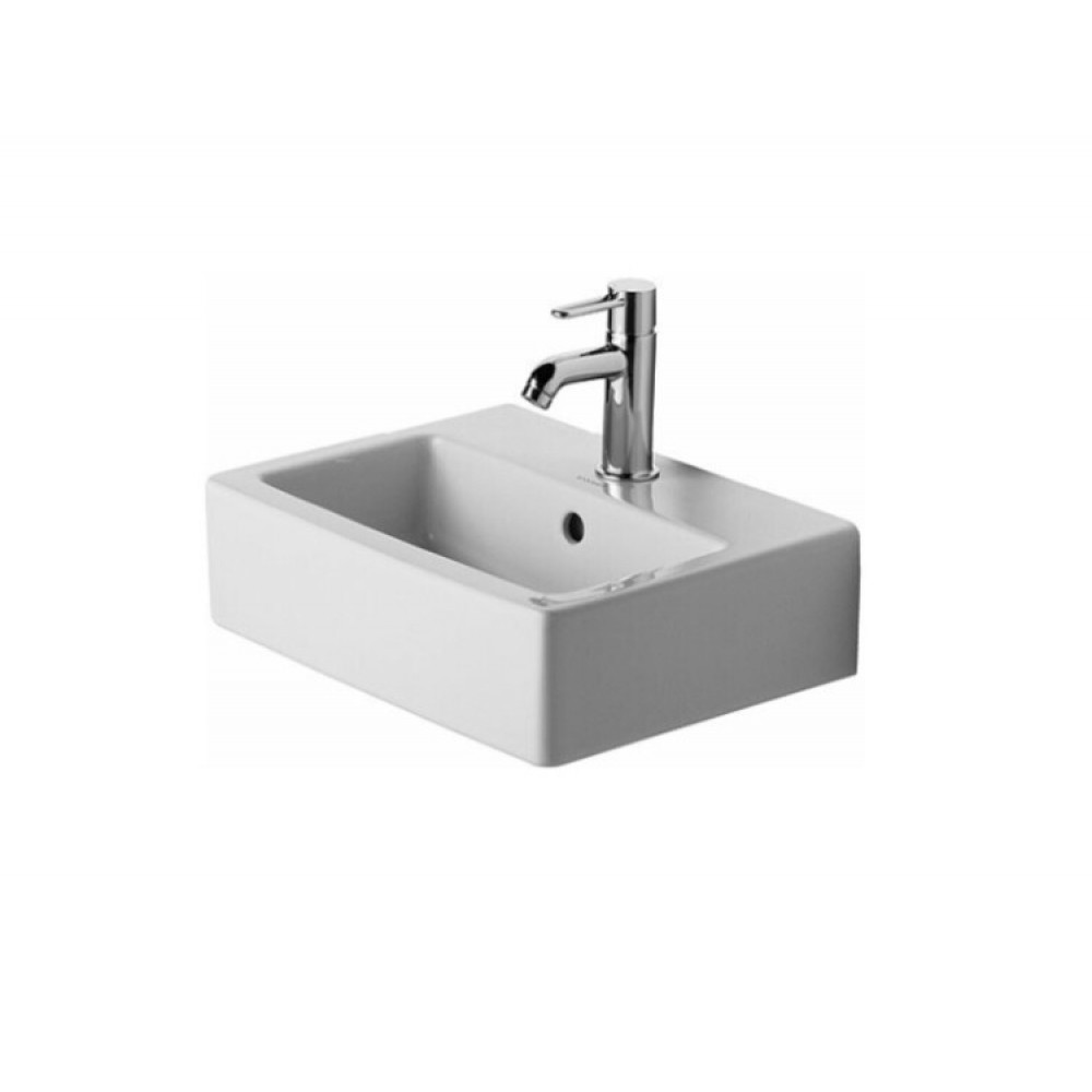 Раковина, Duravit, Vero, шгв 450*350*160, отверстия для смесителя-1, цвет-белый