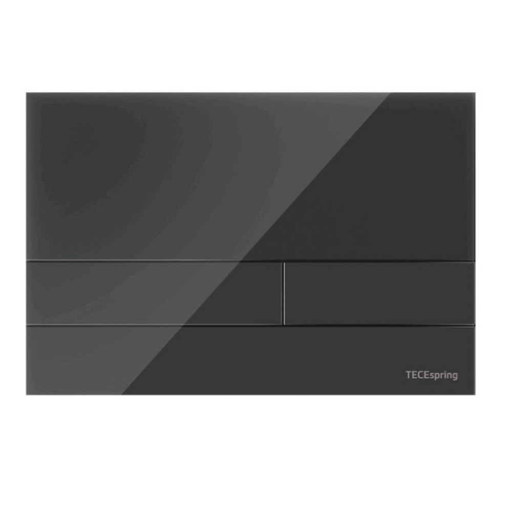 Клавиша смыва, TECE, TECEspring square, для унитаза, шгв 245*8*165, цвет-черный сатинированный