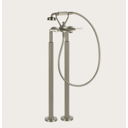 Смеситель для ванны и душа, Gessi, VENTI20, цвет-Finox Brushed Nickel