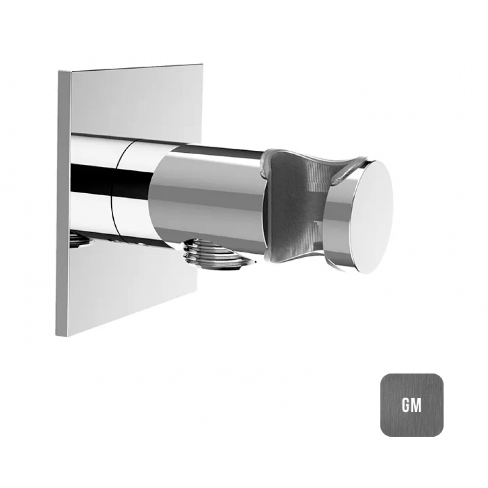 Шланговое подсоединение, Almar, Showers Accessories,  цвет-Gun Metal Brushed PVD (Товар заказной, возврату не подлежит)