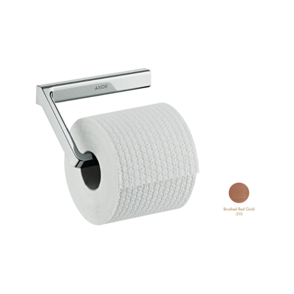 Бумагодержатель, Axor, Axor Universal Softsquare, шгв 143*81*71, цвет-шлифованное красное золото