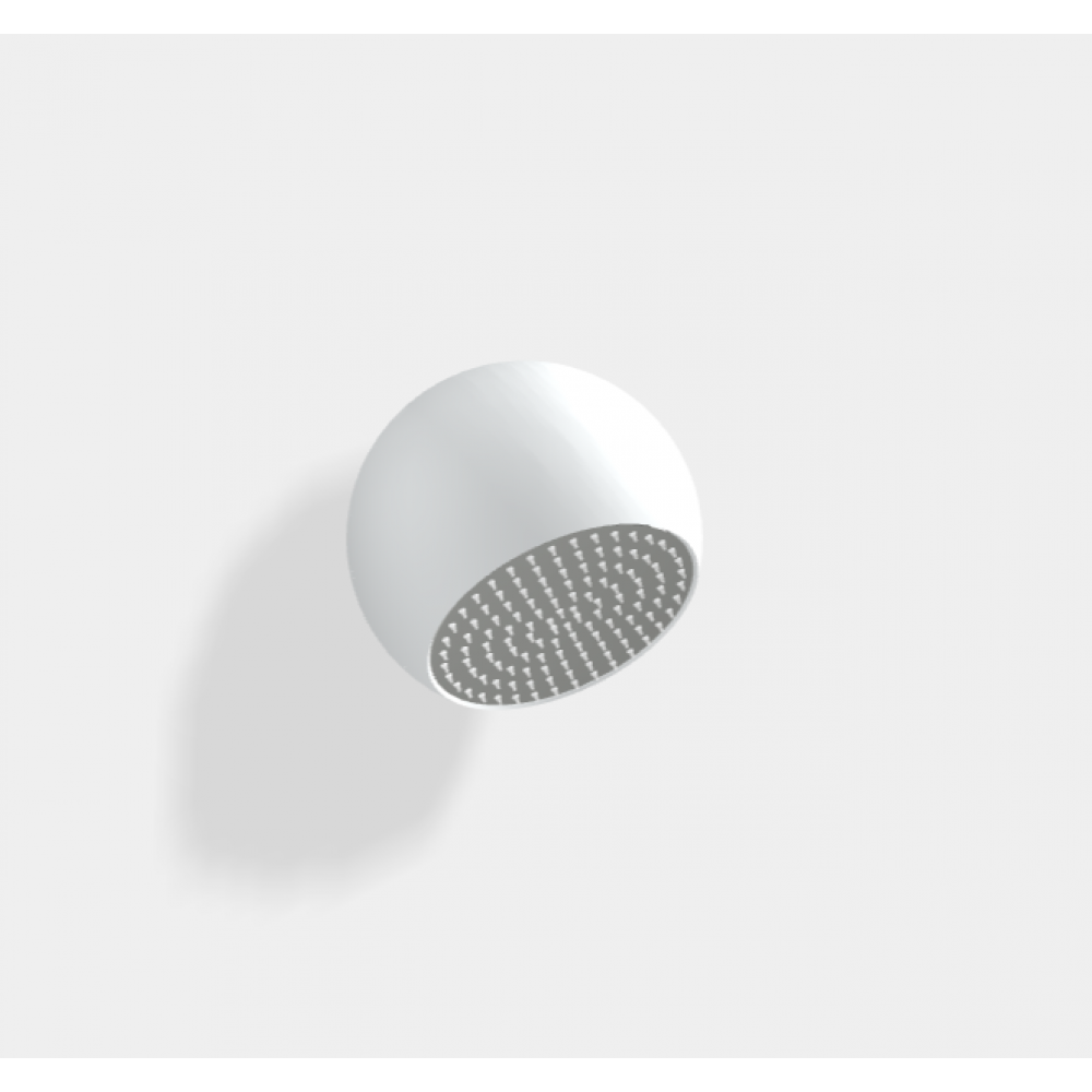 Верхний душ, Fima Carlo Frattini, Showerhead, 240*240, цвет-белый матовый/хром (ст. арт. F2340CRBBS)